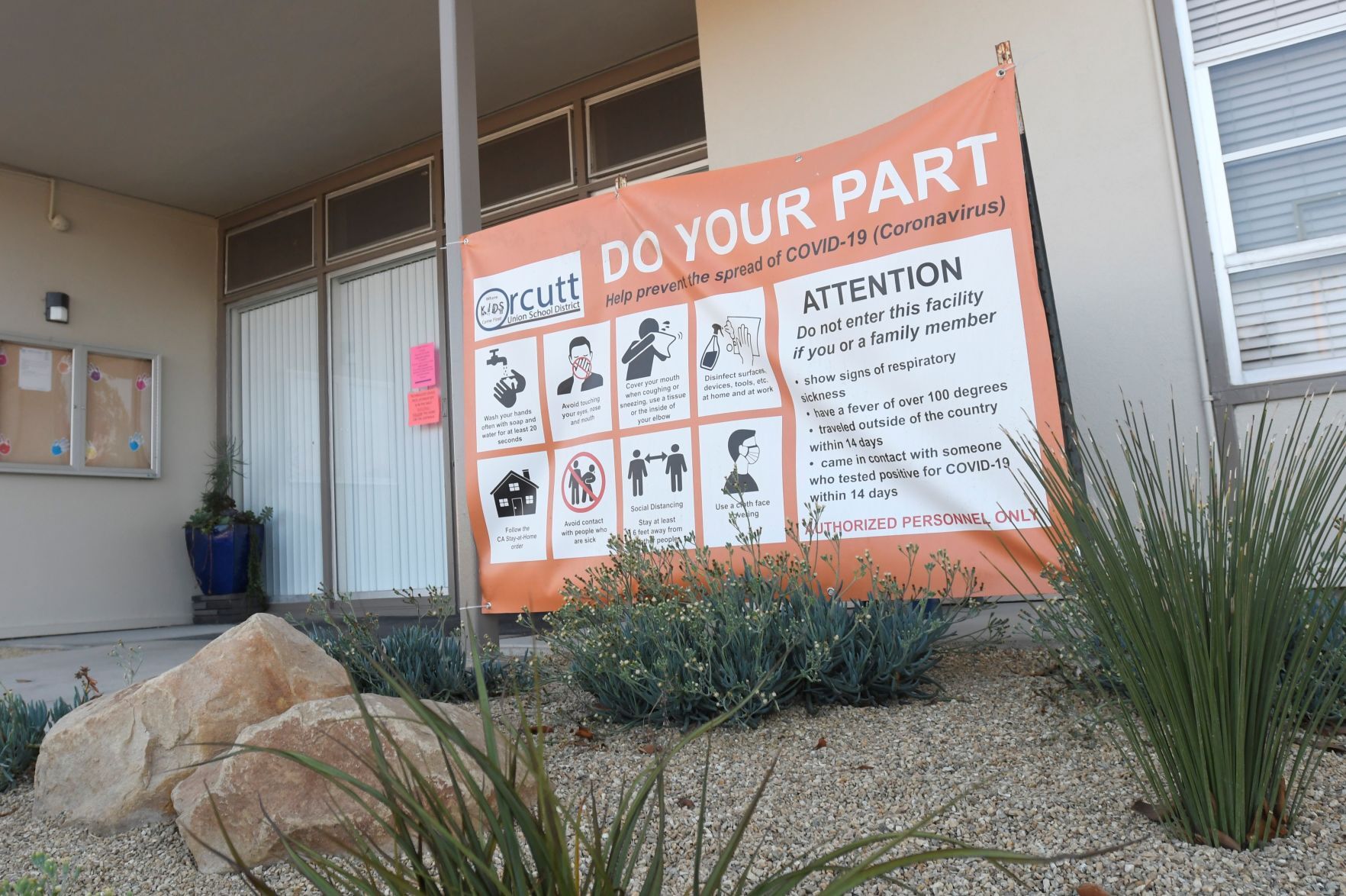 Orcutt Union School District sign